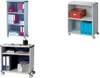 PAPERFLOW Mobil Bürowagen anthrazit 4 Ebenen 65,1 x 33,0 x Produktbild-Vorschau 2