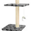 Katzen-Kratzbaum mit Sisal-Kratzsäulen 260cm Grau Produktbild-Vorschau 3