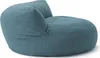 A teal beanbag chair is shown against a white background. Produktbild-Vorschau
