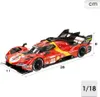 Bburago Ferrari 499p Lmh #51 1:18 Auto    One Size Produktbild-Vorschau 2