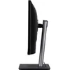 Side view of a black computer monitor on a stand. Produktbild-Vorschau