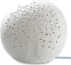 Gilde Tischleuchte, Lebensbaummotiv, Porzellan, weiß, VE 1, Voir les images du produit 3