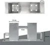 4er Set Holzstapelhilfe feuerverzinkter Stahl 34x10x15 cm Produktbild-Vorschau 4