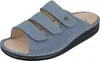 Finn Comfort Korfu Pantolette Blau Produktbild-Vorschau 3