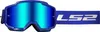 LS2 LADER Blue Motokrosová maska Iridium Lens Náhled obrázku produktu 1