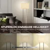 HOMCOM LED Stehlampe Stehleuchte mit Leinen-Lampenschirm, 3 Produktbild-Vorschau 6