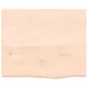 vidaXL Umyvadlová deska 60x50x(2-4) cm masivní dřevo Náhled obrázku produktu 3