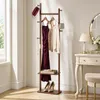Garderobenständer 160cm Massivholz Nussbaum – Produktbild-Vorschau 2