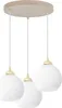 Eliza White Pendelleuchte Kaschmir Gold – 3 flammig E27 Produktbild-Vorschau 10