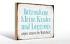 Holzschild Spruch 30x20cm Kinder Leggings sagen Wahrheit Produktbild-Vorschau 1