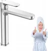 Miscelatore per lavabo a colonna LAVEO TONDO, alto, cromo, Anteprima dell’immagine prodotto 1