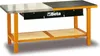 Beta Werkbank 2000x640x865mm Orange mit 3 Schubladen, 800 Produktbild-Vorschau 3