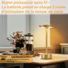 ZMH Lampe de chevet Sans fil Lampe de table Batterie - LED Voir les images du produit 3