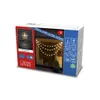 The image shows the product packaging for a string of LED lights, with a depiction of the lights in use on the front. Produktbild-Vorschau