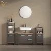 Badmöbel-Set Livinity Amalfi Anthrazit/Goldkraft Eiche Produktbild-Vorschau 2