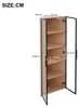 Flieks Glasvitrine mit LED-Beleuchtung 62x35x160 cm, Produktbild-Vorschau 7