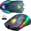 ONIKUMA CW905 Gaming Maus Schwarz - Bluetooth Maus - Gaming Produktbild-Vorschau 3