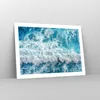 Poster - Poster ohne Rahmen - Meer Welle Ozean - 70x50 cm - Produktbild-Vorschau 7