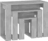 vidaXL Zestaw stolików 3-częściowy beton szary materiał Podgląd zdjęcia produktu 14