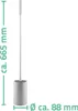 Scopino RIDDER con supporto in acciaio inox 66,5 cm Anteprima dell’immagine prodotto 2