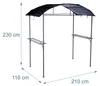 Pavillon barbecue Relaxdays, H x l x P : 230 x 210 x 116 Voir les images du produit 4