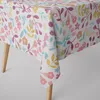SCHÖNER LEBEN. Tischdecke Panama Betty Parma Violet Blumen Produktbild-Vorschau 1