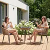 di volio Gartenmöbel Set RIETI - Braun/Grau, Balkonmöbel Produktbild-Vorschau 3