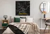 MuchoWow® Poster Sindelfingen - Gold - Stadtplan - Produktbild-Vorschau 4