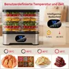 Dörrautomat Edelstahl, Dörrgerät mit 8 Etagen, Dehydrator Produktbild-Vorschau 3