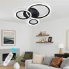 Plafonnier Led Noir Moderne Lampe de Couloir Dimmable Voir les images du produit 5