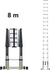 Teleskopický rebrík - 8 m, hliník Náhľad obrázku produktu 2