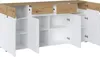 Credenza Rimini cassettiera 4 ante 180x40x86cm senza Anteprima dell’immagine prodotto 3