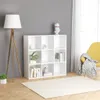 vidaXL Regál na knihy biely 98x29x97,5 cm Materiál na báze Náhľad obrázku produktu 2