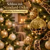 Weihnachtskugeln Kunststoff 8cm Glitzer und Leo Print 12er Produktbild-Vorschau 7