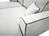 BIGSOFA COZI, Gelb mit dunkelblauem Keder, Matt Velvet Produktbild-Vorschau 10