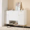 Zapatero Merax, estante para zapatos con 4 puertas y 2 Vista previa de la imagen del producto 3