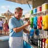 Ice Bär Slush Sirup Kraftvollblau Blaubeere 5 Liter 1:5 AZO Produktbild-Vorschau 10