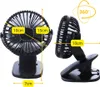 Přívěsný mini ventilátor USB nabíjený mobilní černý stolní Náhled obrázku produktu 2