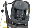 A dark gray child car seat with a base, shown from a slightly elevated front-left angle against a white background. Produktbild-Vorschau