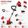 Akku-Rasentrimmer 21V mit 2 Batterie, Freischneider, Produktbild-Vorschau 2