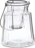 Glaswindlicht mit Henkel - Kerzenhalter Deko Ø14cm H18cm Produktbild-Vorschau 1