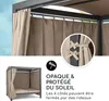 Blumfeldt Bain de Soleil Double, Transat Jardin Exterieur 2 Voir les images du produit 4