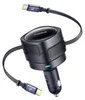 Baseus Enjoyment Max car charger with USB-C+USB-C cables Voir les images du produit 1