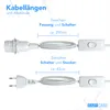 EAZY CASE 3x E14 Lampenfassung mit Kabel 3,5m, aus Produktbild-Vorschau 5