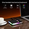 Klawiatura programowalna USB przewodowa + BT + 2.4G do gier Podgląd zdjęcia produktu 4