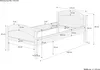 Massivholzbett hohes Bett Seniorenbett Buche natur 100x200 Produktbild-Vorschau 4