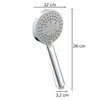 DELVANT sprchová hlavice 5 funkcí stříbrný chrom 12 cm Náhled obrázku produktu 6