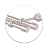 Close-up view of a double curtain rod. Anteprima dell’immagine prodotto