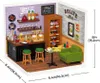 puzzle 3D, DIY Leisurely Cheers Bar Mini-House, plastique, Voir les images du produit 2