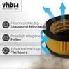 vhbw Faltenfilter kompatibel mit Kärcher WD 5, WD 5.200M, Produktbild-Vorschau 2